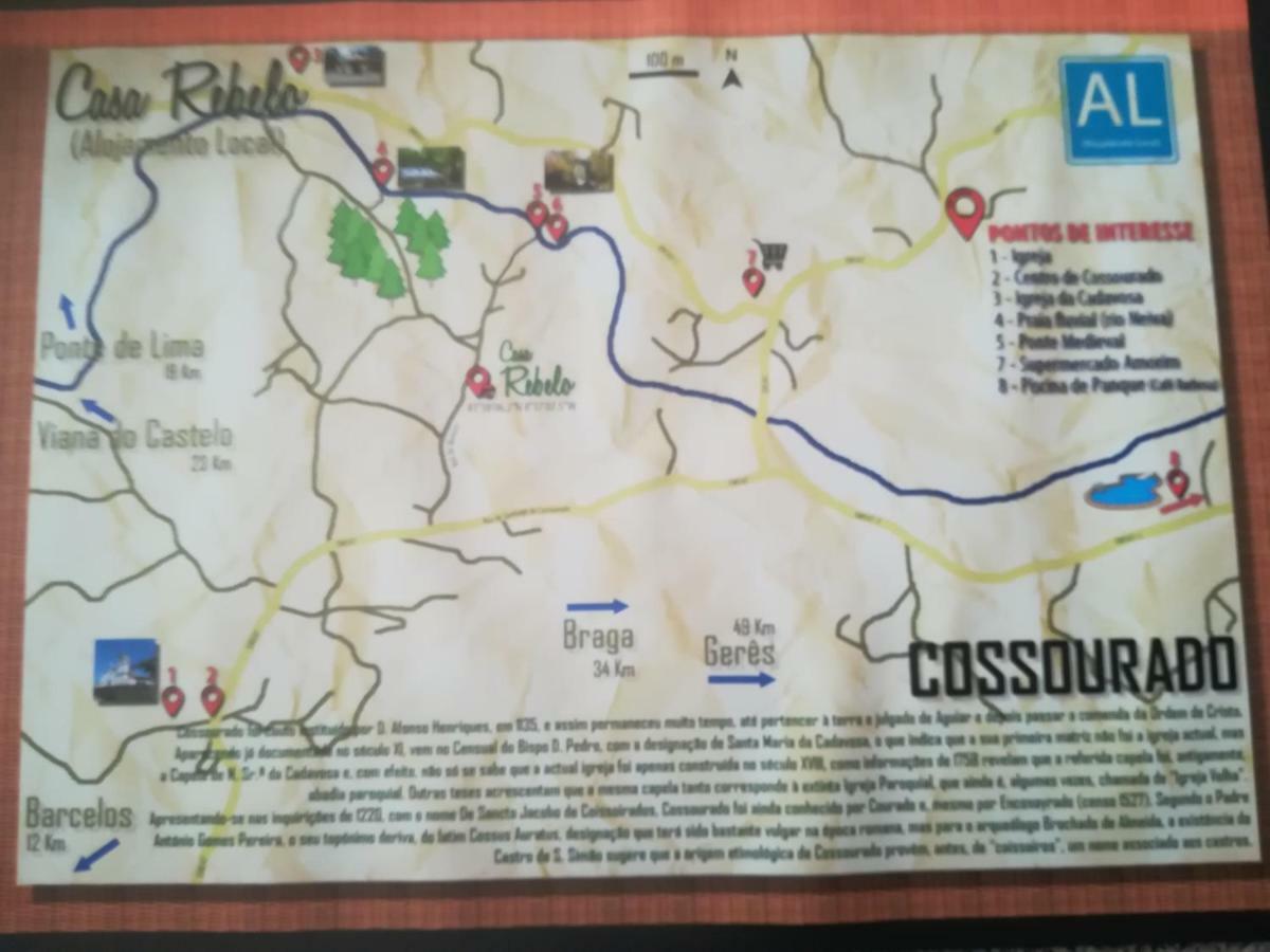 Pensjonat Casa Rebelo Cossourado  Zewnętrze zdjęcie